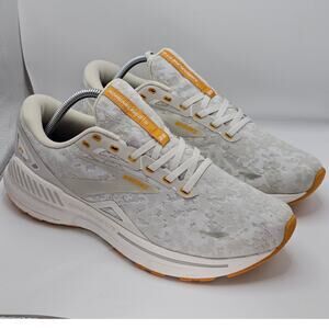 Brooks Adrenaline GTS 23 Blanc Grey Sunflower Womens 11 Medium B UK 9 Shoes